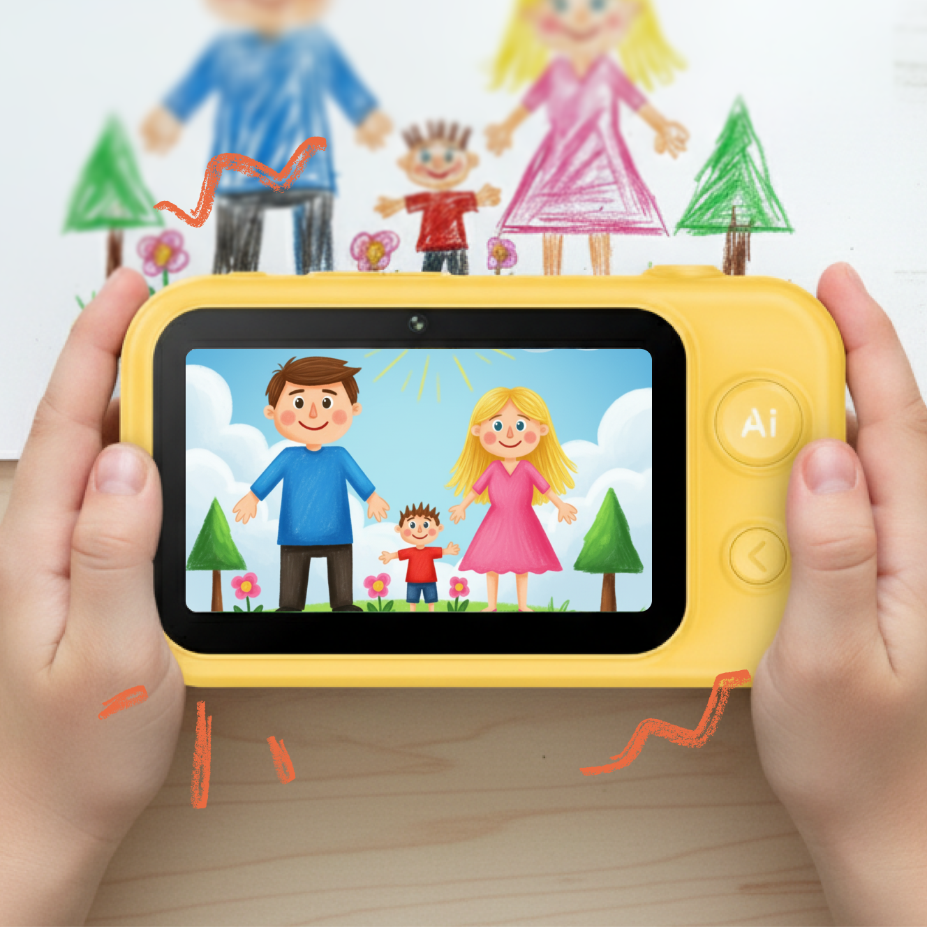 Step 3: Watch it turn into art